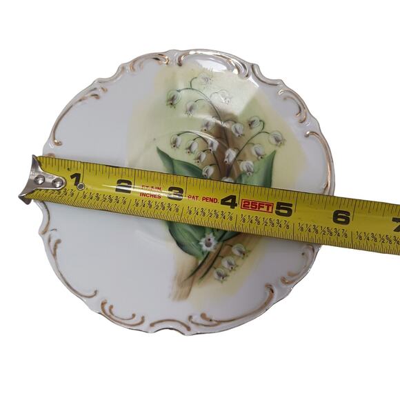 EW Princess LILY OF THE VALLEY Tea Cup Saucer Hand Painted Vnt RARE Marked 3/324 - Picture 16 of 16